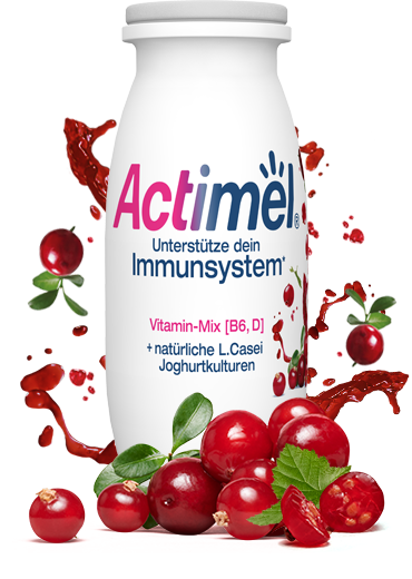Actimel Drink Cranberry-Johannisbeere 8x100g